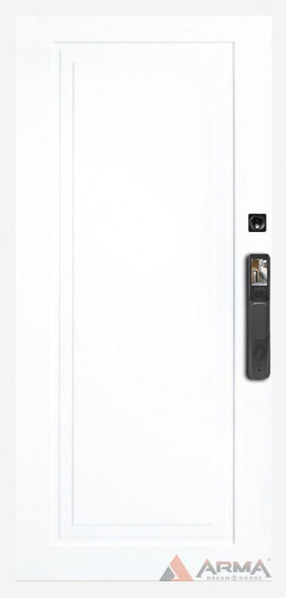 Входная дверь Арма Сити Вайт Face ID 22 "Белый RAL 9003"